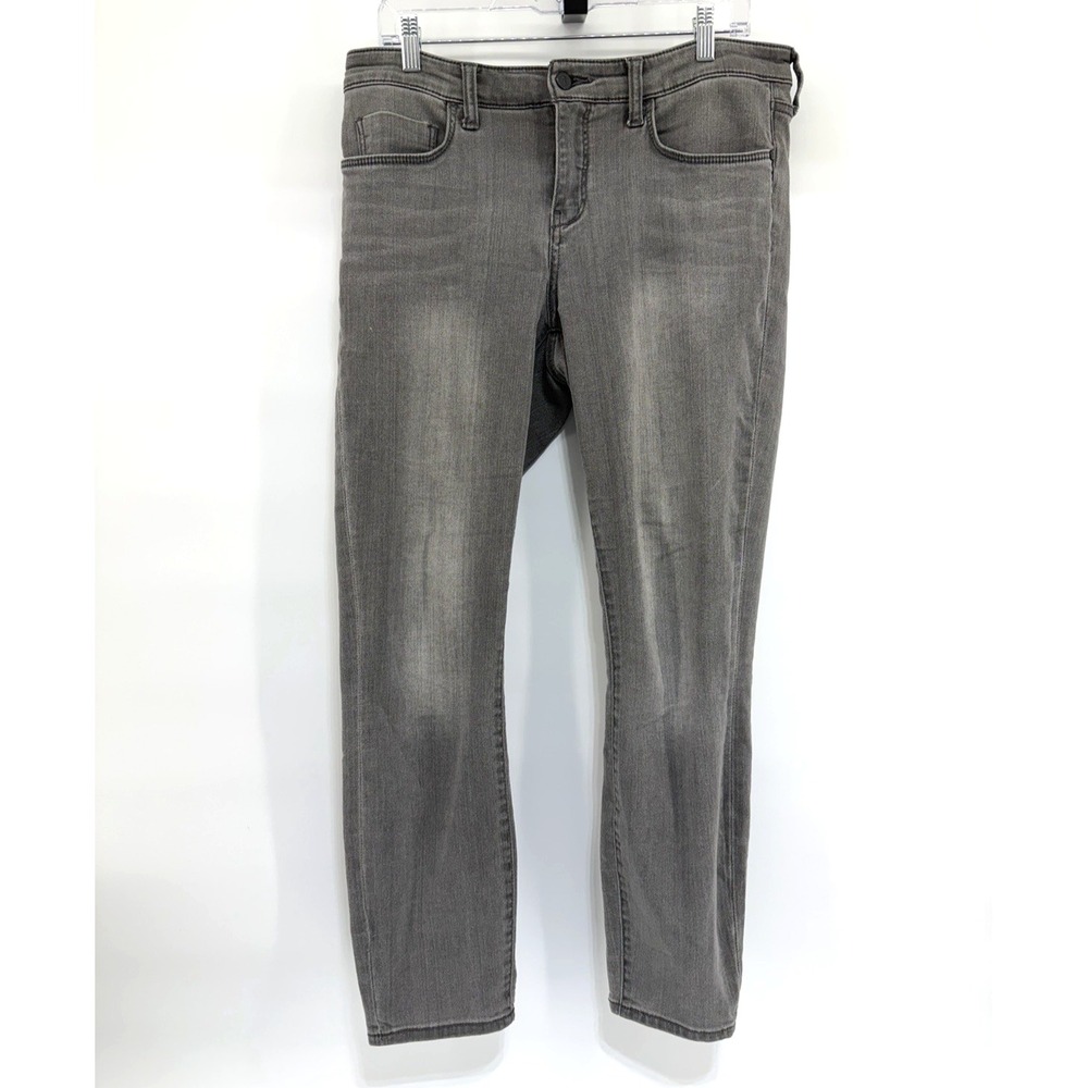 Pilcro & The Letterpress Anthropologie High Rise Bootcut Gray Jeans Size 31 EUC